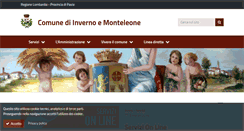 Desktop Screenshot of comune.invernoemonteleone.pv.it